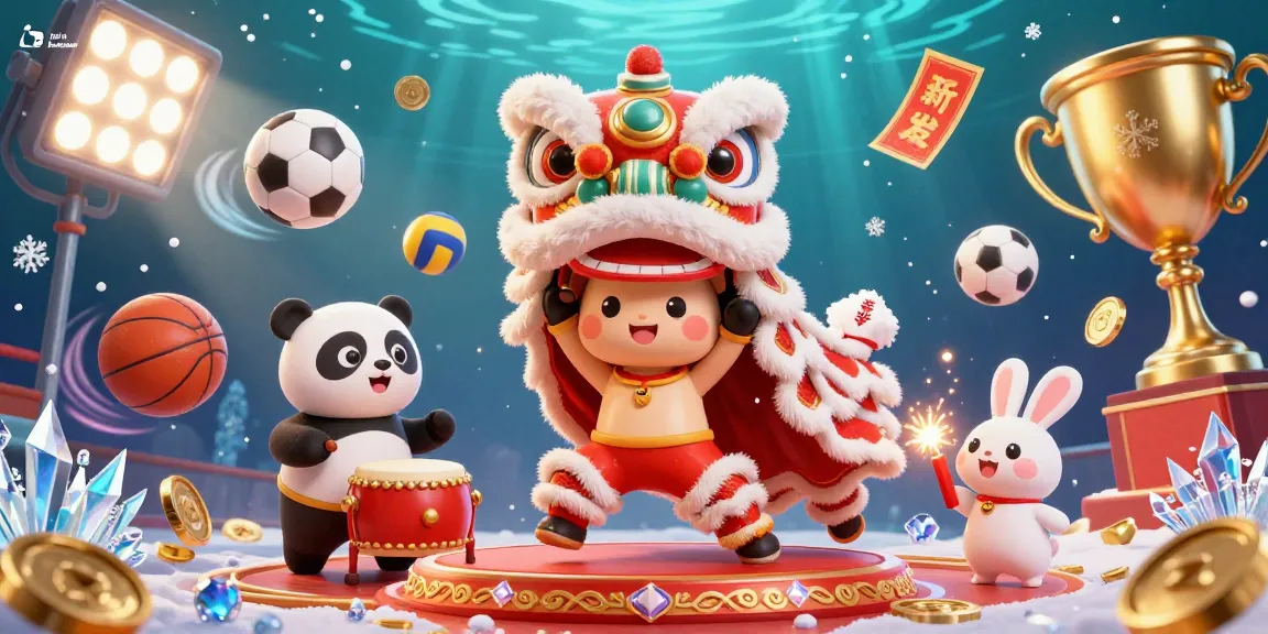 Experience the full breakdown of sports betting excitement with festive elements capturing the dynamic game atmosphere.
